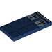 LEGO Dark Blue Tile 2 x 4 with Police Box (23895 / 87079)