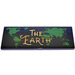 LEGO Dark Blue Tile 2 x 6 with Global Map „THE EARTH“ (69729 / 100686)