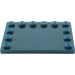 LEGO Donkerblauw Tegel 4 x 6 met Studs Aan 3 Edges (6180)