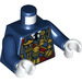 LEGO Dark Blue Torso with Military Uniform and Medals (973 / 76382)