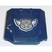 LEGO Dark Blue Wedge 4 x 4 Curved with Silver Police Badge, Wings Sticker (45677)