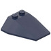 LEGO Dark Blue Wedge 4 x 4 Triple without Stud Notches (6069)