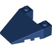 LEGO Dark Blue Wedge 4 x 4 with Stud Notches (93348)