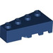 LEGO Dark Blue Wedge Brick 2 x 4 Left (41768)