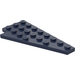 LEGO Donkerblauw Wig Plaat 4 x 8 Vleugel Rechtsaf met onderkant Stud Notch (3934)