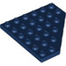LEGO Dark Blue Wedge Plate 6 x 6 Corner (6106)