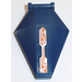 LEGO Dark Blue Windscreen 4 x 5 with Handle with Orange and Silver Circuitry Sticker (27262)