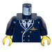 LEGO Dark Blue World City Pilot Torso (973 / 73403)