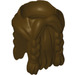 LEGO Marron Foncé Barbe avec Tresses et Cheveux Longs (60749)