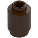 LEGO Dark Brown Brick 1 x 1 Round with Open Stud (3062)