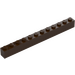 LEGO Donkerbruin Steen 1 x 12 (6112)