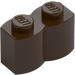 LEGO Dark Brown Brick 1 x 2 Log (30136)