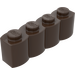 LEGO Marron foncé Brique 1 x 4 Log (30137)