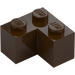 LEGO Dark Brown Brick 2 x 2 Corner (2357)