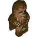 LEGO Dark Brown Chewbacca Head with Crossed Bandoliers (38194)