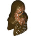 LEGO Donkerbruin Chewbacca Hoofd met Snow (91806)