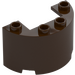 레고 어두운 갈색 실린더 2 x 4 x 2 반 (24593 / 35402)