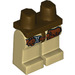 LEGO Donkerbruin Dinosaurs Minifigure Heupen en benen (3815 / 75164)