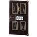 LEGO Dark Brown Door 1 x 4 x 6 with Stud Handle with Daily Prophet Sticker (35290)