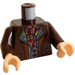 LEGO Dark Brown Garrick Ollivander Torso (973)