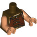 LEGO Donkerbruin Gungan Soldier Torso (973 / 76382)