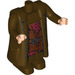 LEGO Dark Brown Hagrid Body with Coat with Red Shirt and Reddish Brown Vest (41383)