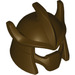 LEGO Dark Brown Helmet with Spikes and Face Mask (12617)