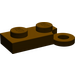 LEGO Tmavě hnědá Závěs Deska 1 x 4 Základna (2429)