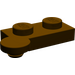 LEGO Mørk brun Hengsel Plate 1 x 4 Topp (2430)