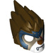 LEGO Dark Brown Lion Mask with Dark Tan Face and Dark Blue Headpiece (11129 / 13043)