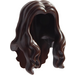 LEGO Dark Brown Long Wavy Hair with Parting (33461 / 95225)