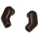 LEGO Dark Brown Minifigure Arms (Left and Right Pair)