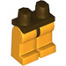 LEGO Dunkelbraun Minifigure Hüften mit Bright Light Orange Beine (73200 / 88584)