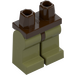 LEGO Marron Foncé Minifigurine Les hanches avec Olive Vert Jambes (3815 / 73200)