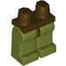 LEGO Donkerbruin Minifigure Heupen met Olive Green Poten (3815 / 73200)