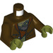 LEGO Donkerbruin Monster Torso (973 / 76382)