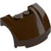 LEGO Dark Brown Mudgard Bonnet 3 x 4 x 1.3 Curved (98835)