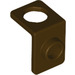 LEGO Dark Brown Neck Bracket with Stud with Thinner Back Wall (42446)