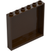 LEGO Marron Foncé Panneau 1 x 6 x 5 (35286 / 59349)