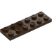 LEGO Mørk brun Plate 2 x 6 (3795)