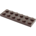 LEGO Dunkelbraun Platte 2 x 6 (3795)