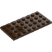 LEGO Dark Brown Plate 4 x 8 (3035)