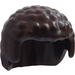 LEGO Dark Brown Short Coiled Hair with Rounded Top (21778)