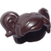 LEGO Dark Brown Short Hair with Ponytails and Fringe (5039 / 35701)