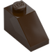 LEGO Dark Brown Slope 1 x 2 (45°) (3040 / 6270)