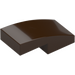 LEGO Dark Brown Slope 1 x 2 Curved (3593 / 11477)