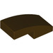 LEGO Dark Brown Slope 1 x 2 Curved (3593 / 11477)