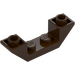 LEGO Dark Brown Slope 1 x 4 (45°) Double Inverted with Open Center (32802)