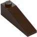 LEGO Dark Brown Slope 1 x 4 x 1 (18°) (60477)