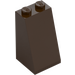 LEGO Dark Brown Slope 2 x 2 x 3 (75°) (Solid Studs) (98560)